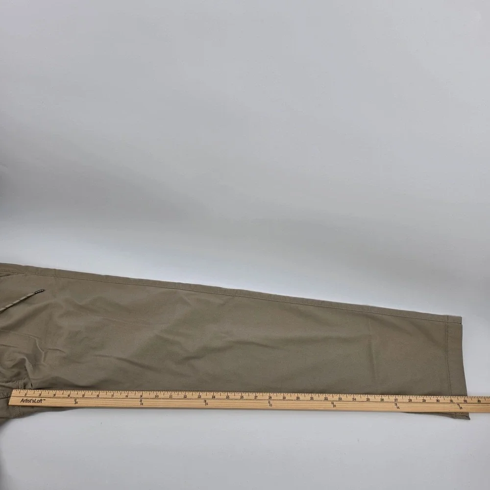 Quince Mens Organic Cotton Drawstring Weekend Chino Sand Dune Tan Pants Size M